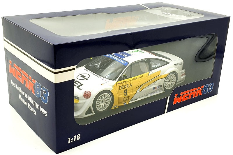 Werk83 1/18 Scale Diecast W1802002 - Opel Calibra DTM ITC #9 M.Reuter