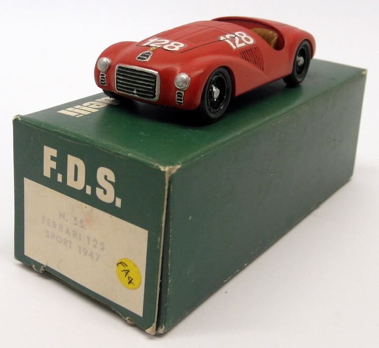 FDS 1/43 Scale White Metal - N.55 Ferrari 125 Sport 1947 #128