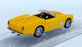 Vitesse 1/43 Scale Model Car 140 - 1960 Ferrari Spyder California - Yellow