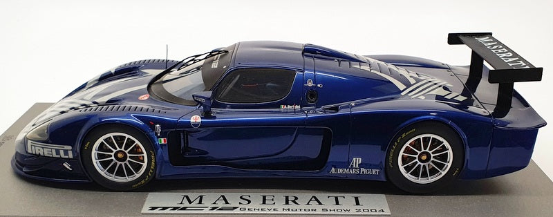 BBR Models 1/18 Scale P1802 - Maserati MC12 Geneve Motor Show Ltd 507 Pcs - Blue