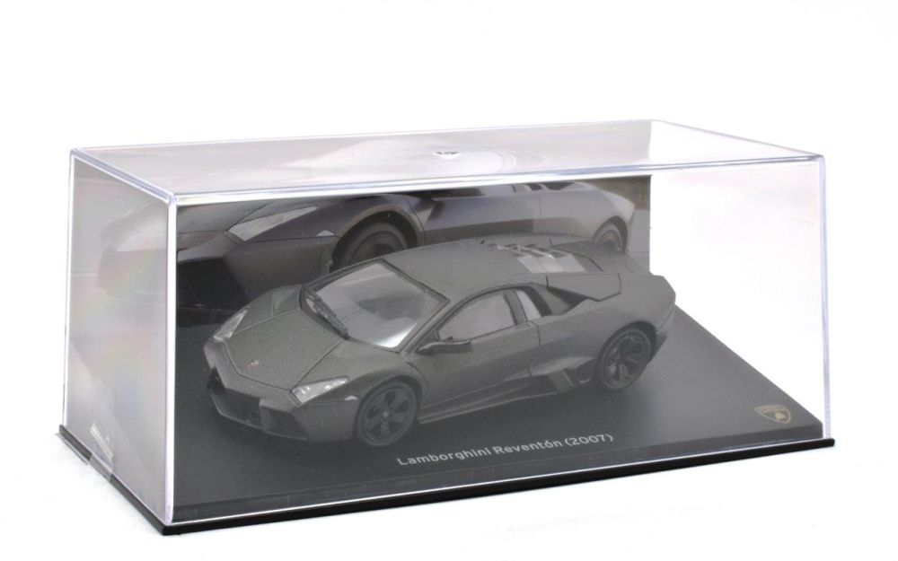 Altaya 1/43 Scale Diecast - JT07 Lamborghini Reventon 2007 Matt Black ...