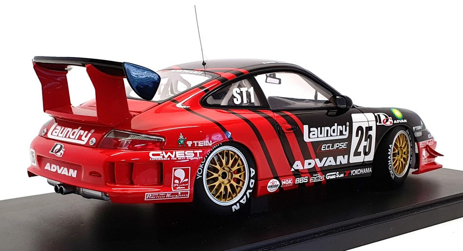 Autoart 1/18 Scale 80587 Porsche 911 (996) GT3 #25 Super Taikyu 2005 - Red/Black