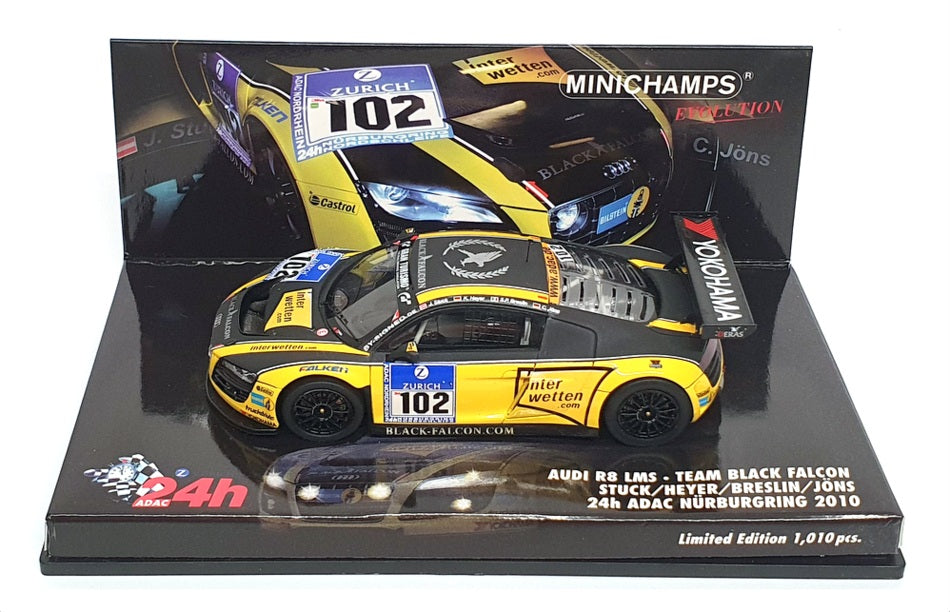 Minichamps 1/43 Scale 437 101912 - Audi R8 LMS 24h ADAC Nurburgring 2010