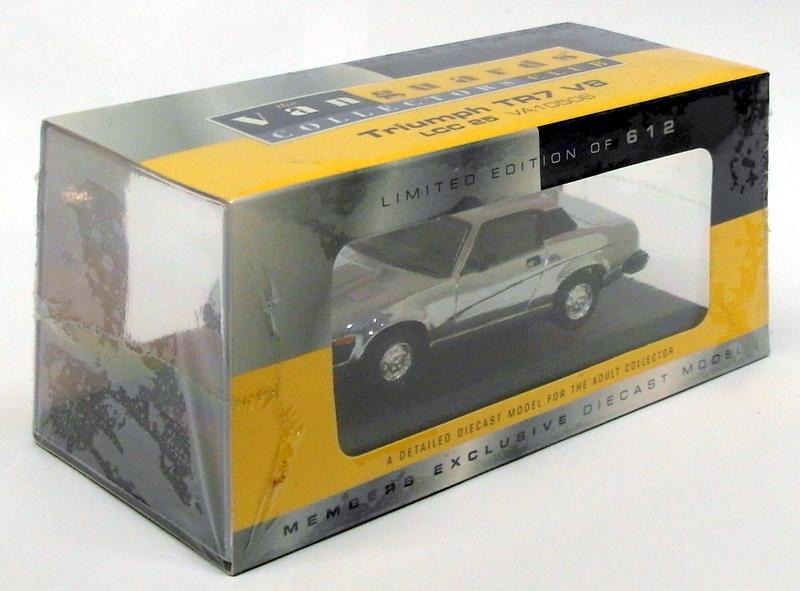 Vanguards 1/43 Scale VA10506 - Triumph TR7 V8.- Members Exclusive Model - Silver