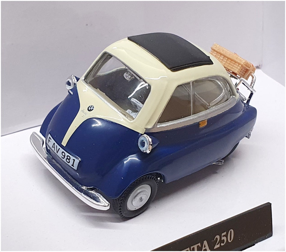 Cararama 1/43 Scale Diecast CAR12370BUBU - BMW Isetta 250 - Dk Blue