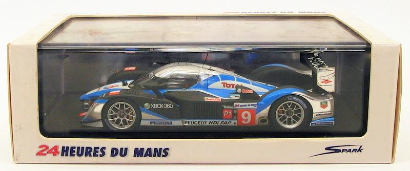 Spark 1/43 Scale 43LM09 - Peugeot 908 HDiFAP Peugeot Sport Total 1st #9 LM 2009