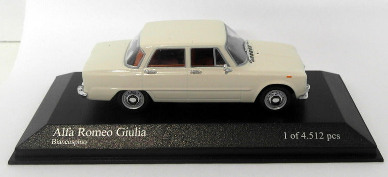 Minichamps 1/43 Scale diecast - 400120900 1970 Alfa Romeo Giulia - White