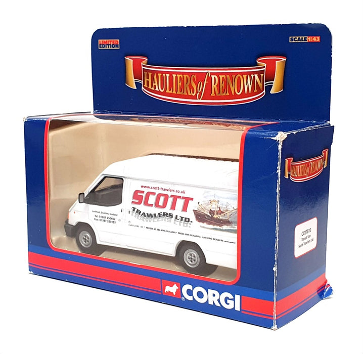 Corgi 1/43 Scale CC07810 - Ford Transit Van Scott Trawlers Ltd - White