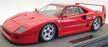 Top Marques 1/12 Scale Model Car TM12-17F - 1987 Ferrari F40 Lexan Windows - Red