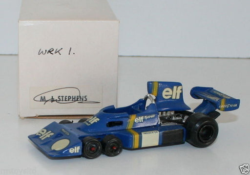 WESTERN MODELS SIGNED 1st VERSION - 1/43 SCALE WRK1 ELF TYRRELL 6 WHEEL PROTO