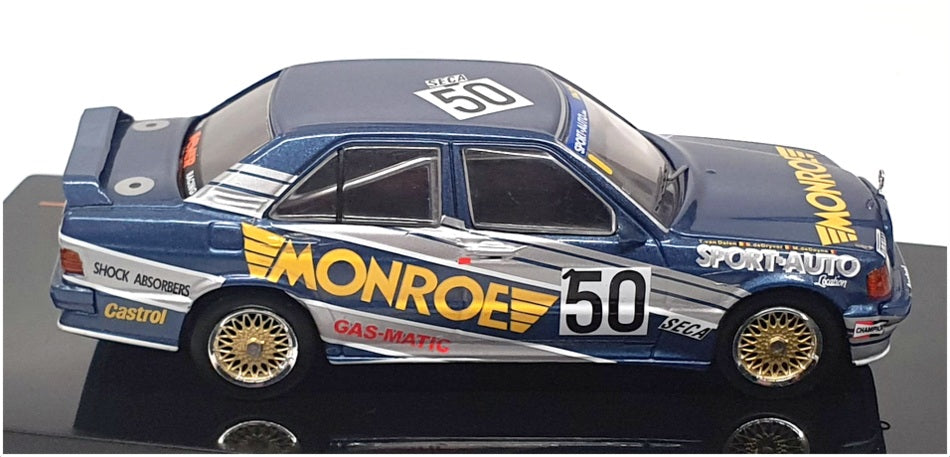 Ixo 1/43 Scale GTM124 - Mercedes Benz 190E 2.3 16V #50 ETCC 1986 - Blue