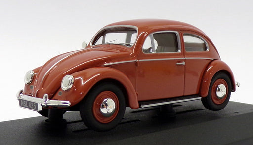 Vanguards 1/43 Scale VA01207 - VW Beetle Oval Rear Window - Coral