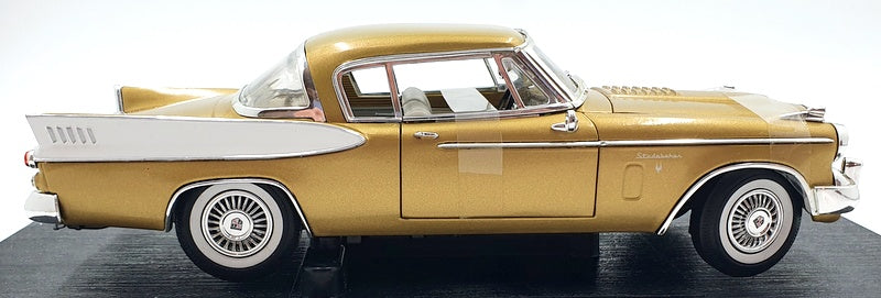 Anson 1/18 Scale Diecast 30371 - 1957 Studebaker Golden Hawk - Gold
