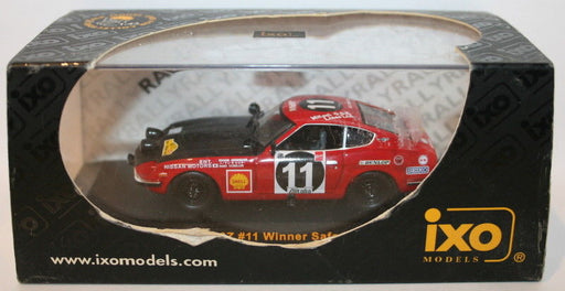 Ixo 1/43 Scale - RAC044 Datsun 240Z #11 Winner Safari Rally 71 Herrmann Schuller