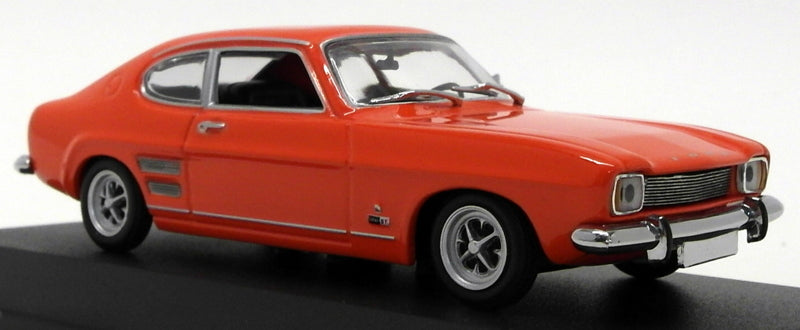 Minichamps 1/43 Scale Model Car 430 085510 - 1969 ford capri - light red