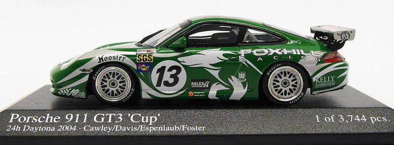 Minichamps 1/43 Scale 400 046213 - Porsche 911 GT3 #13 24h Daytona 2004