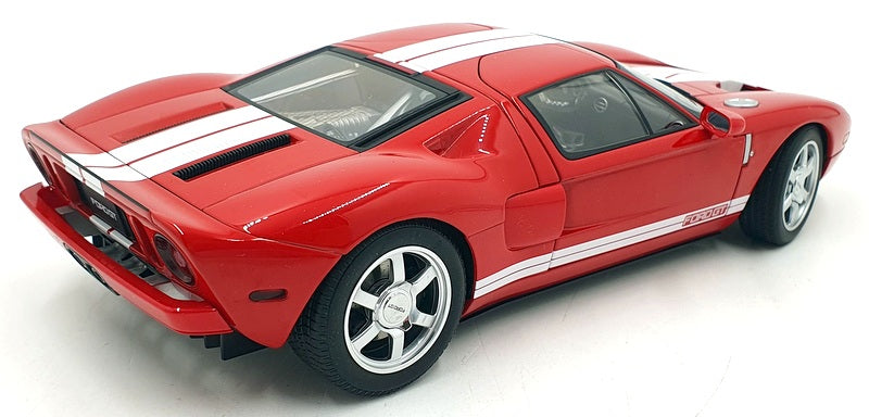 Autoart 1/18 Scale Diecast 73021 - Ford GT - Red/White Stripes