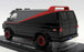 Greenlight 1/43 Scale Diecast - 86515 The A-Team 1983 GMC Vandura Black / Red