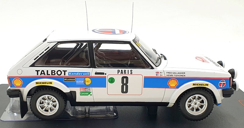 IXO 1/18 Scale 18RMC095B - Talbot Sunbeam Lotus #8 RMC 1981 H.Toivonen