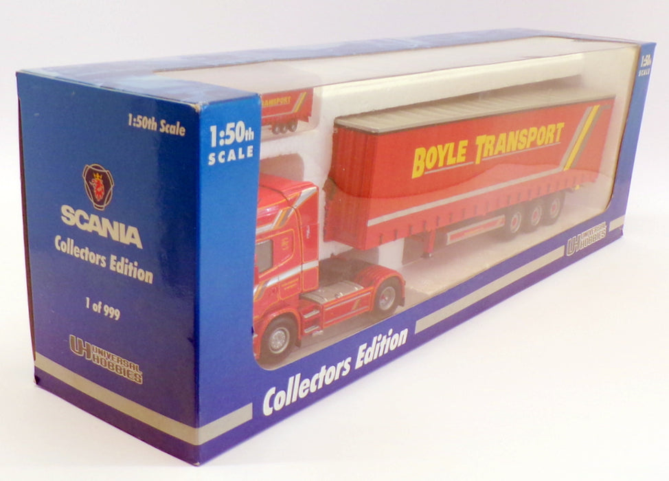 Universal Hobbies 1/50 Scale UH5644A - Scania Truck & Trailer - Boyle Transport