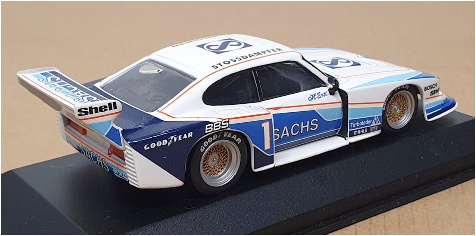 Minichamps 1/43 Scale 430 798501 Ford Capri Gr.5 1979 Sachs H.Ertl - White/Blue