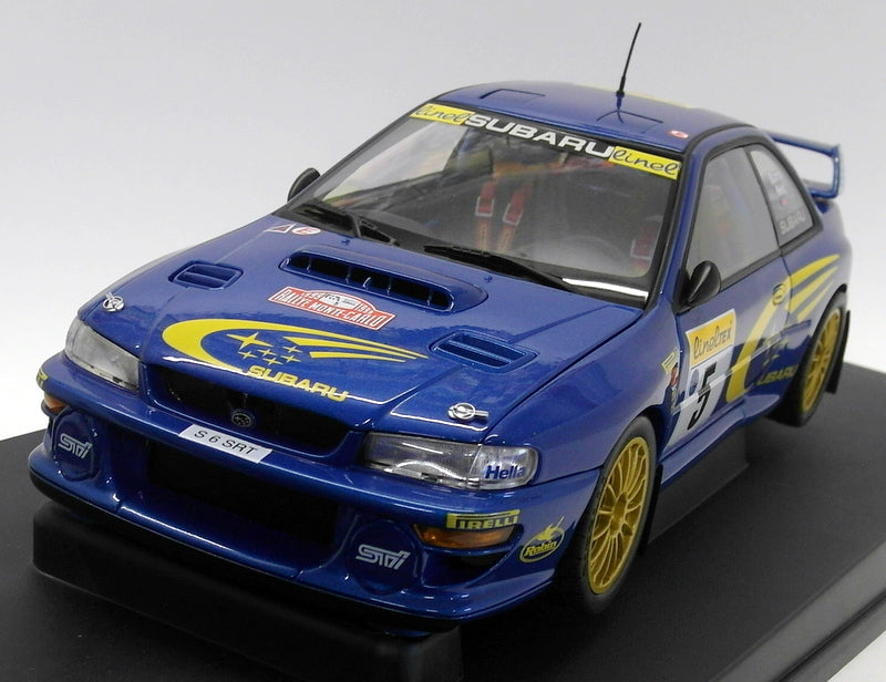 Autoart 1/18 Scale 89992 - Subaru Impreza WRC Monte Carlo Rally Burns Reid #5