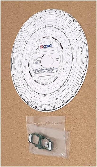 Corgi 1/50 Scale 76601 - Scania Refridgerated Box Trailer - H.E. Payne Trans