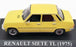 Altaya 1/43 Scale Diecast IR077 - 1975 Renault Siete TL - Yellow