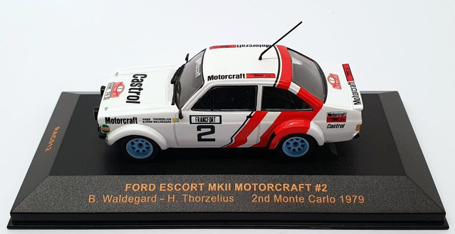 Ixo 1/43 Scale RAC012 - Ford Escort Mk.II Motorcraft - 2nd Monte Carlo 1979