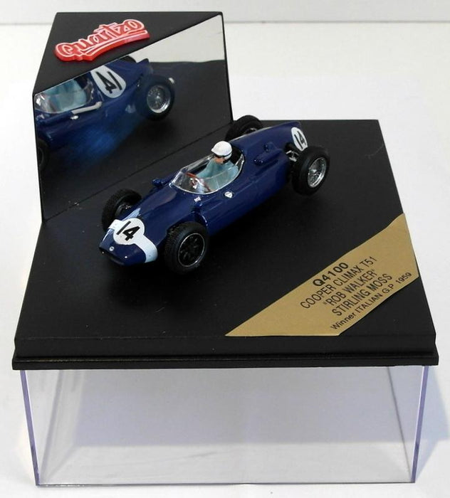 Quartzo 1/43 Scale Q4100 Cooper Climax F1 - 1st Italian GP 1951 #14 Walker-Moss