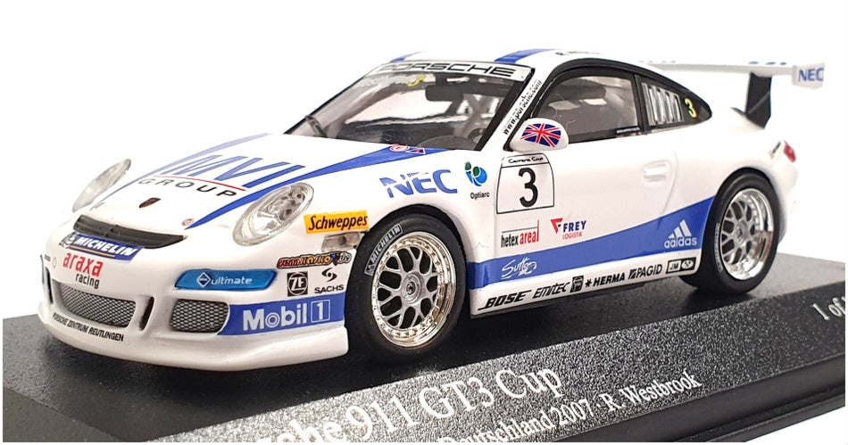 Minichamps 1/43 Scale 400 076483 - Porsche 911 GT3 Cup Porsche Carrera Cup 2007