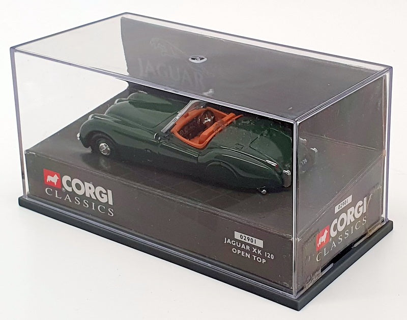 Corgi 1/43 Scale Model Car 02901 - Jaguar XK120 Open Top - Green