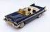 Western 1/43 Scale Model Car WMS51X - 1958 Plymouth Belvedere - Blue