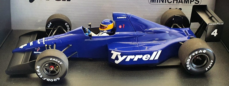 Minichamps 1/18 Scale 110890304 - Tyrrell Ford 018 M.Alboreto 3rd Mexican 1989