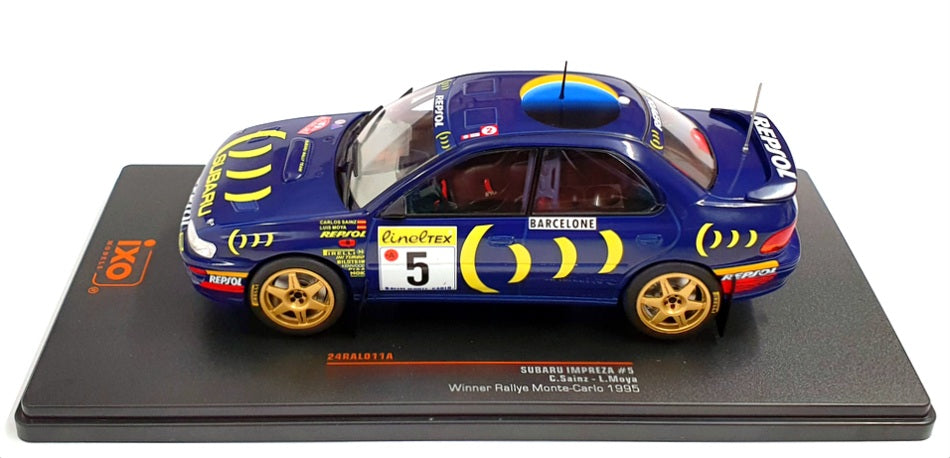 Ixo 1/24 Scale 24RAL011A - Subaru Impreza 555 - Winner Monte Carlo Rally 1995