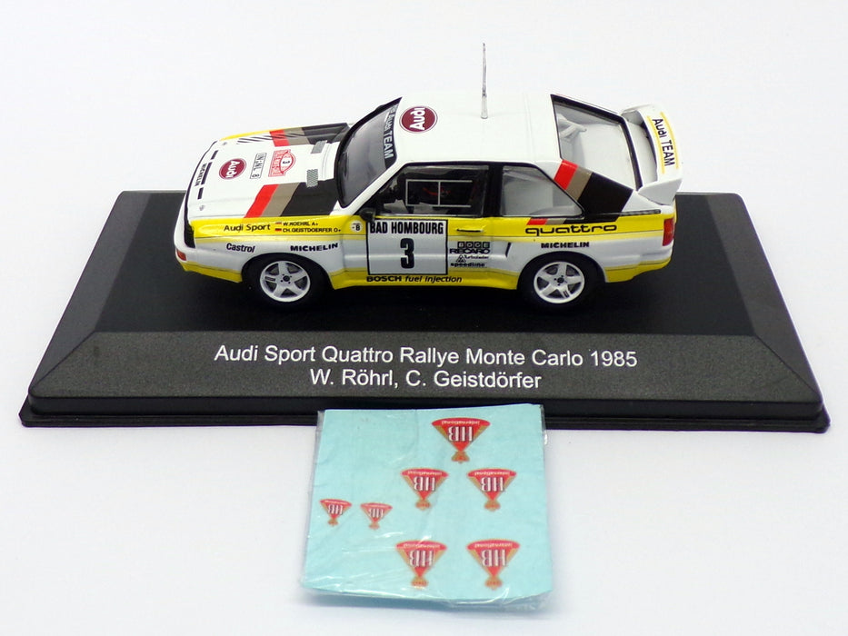 CMR 1/43 Scale WRC001 - Audi Quattro Sport #3 Monte Carlo Rally 1985