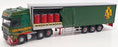 Corgi 1/50 Scale Model Truck CC14108 - DAF 105 Open Curtainside With Moffett