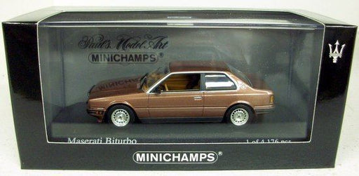 MINICHAMPS 1/43 - 400 123500 MASERATI BITURBO 1982 COPPER METALLIC