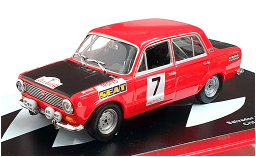 Altaya Ixo 1/43 Scale AL21223 - Seat 124 1600 Rally #7 Canellas/Ferrater 1972