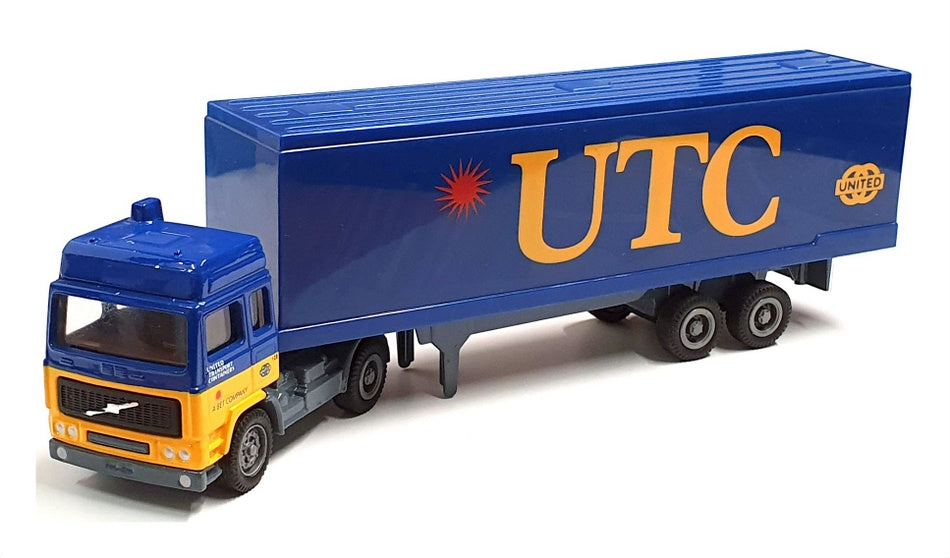 Corgi 1/64 Scale 98102 - Volvo Container Trailer Truck UTC - Blue