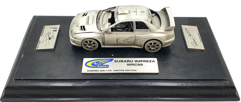 MDS Collectables 1/24 Scale Pewter PEWSUB01 - Subaru Impreza WRC99 Burns 