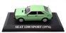 Altaya 1/43 Scale Diecast 16921G - 1976 Seat 1200 Sport - Green