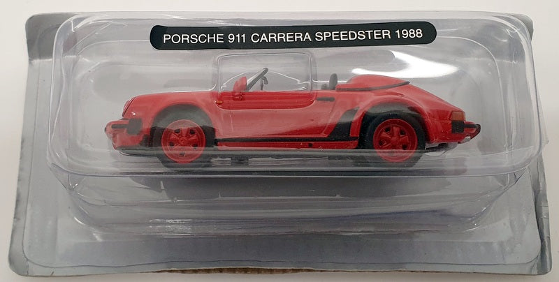 Deagostini 1/43 Scale COD 024 - 1988 Porsche 911 Carrera Speedster - Red