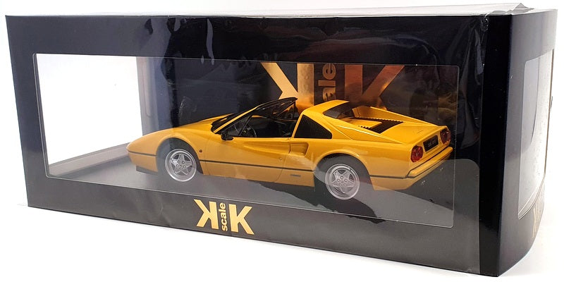 KK Scale 1/18 Scale KKDC180552 - 1985 Ferrari 328 GTS - Yellow