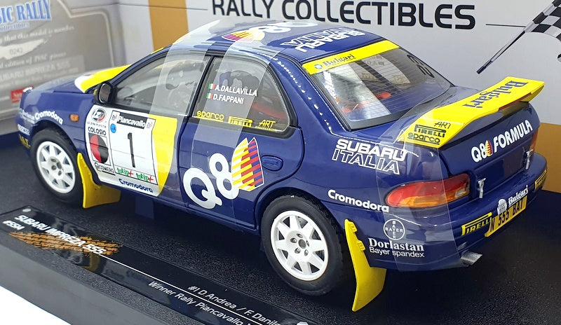 Sunstar 1/18 Scale Diecast 5514 Subaru Impreza 555 #1 D.Andrea Rally 1998