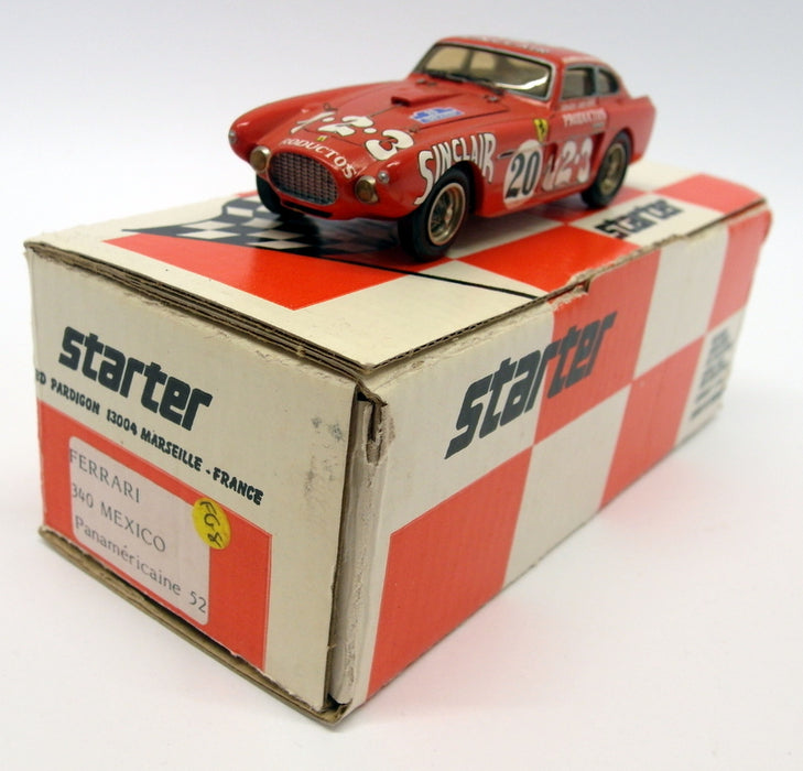 Starter 1/43 Scale Resin Built Kit - FG8 Ferrari 340 Mexico Panamericaine 52