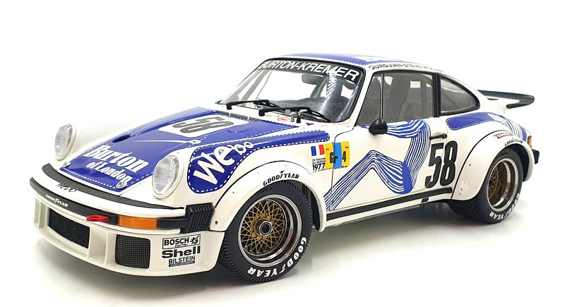 Exoto 1/18 Scale - RLG18096 - Porsche 934 RSR 1977 Le Mans Gurdjian #58