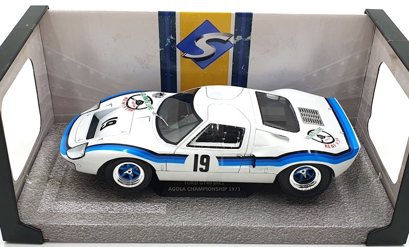 Solido 1/18 Scale Diecast S1803006 - Ford GT-40 MK1 Angola 1973 #19