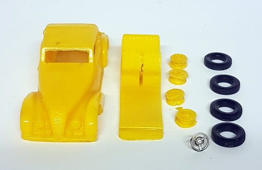 Unbranded 1/43 Scale Resin Unbuilt Kit - 118K Vintage Car Yellow