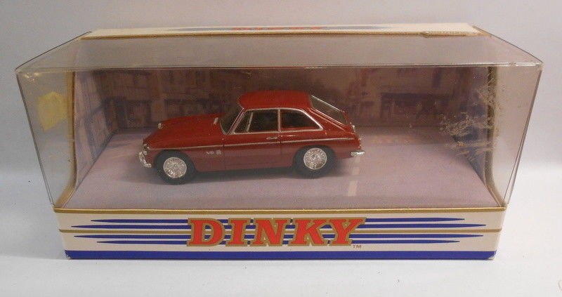 Dinky 1/43 Scale Diecast Model DY-19 MGBGT V8 RED Dark Red — R.M.Toys Ltd